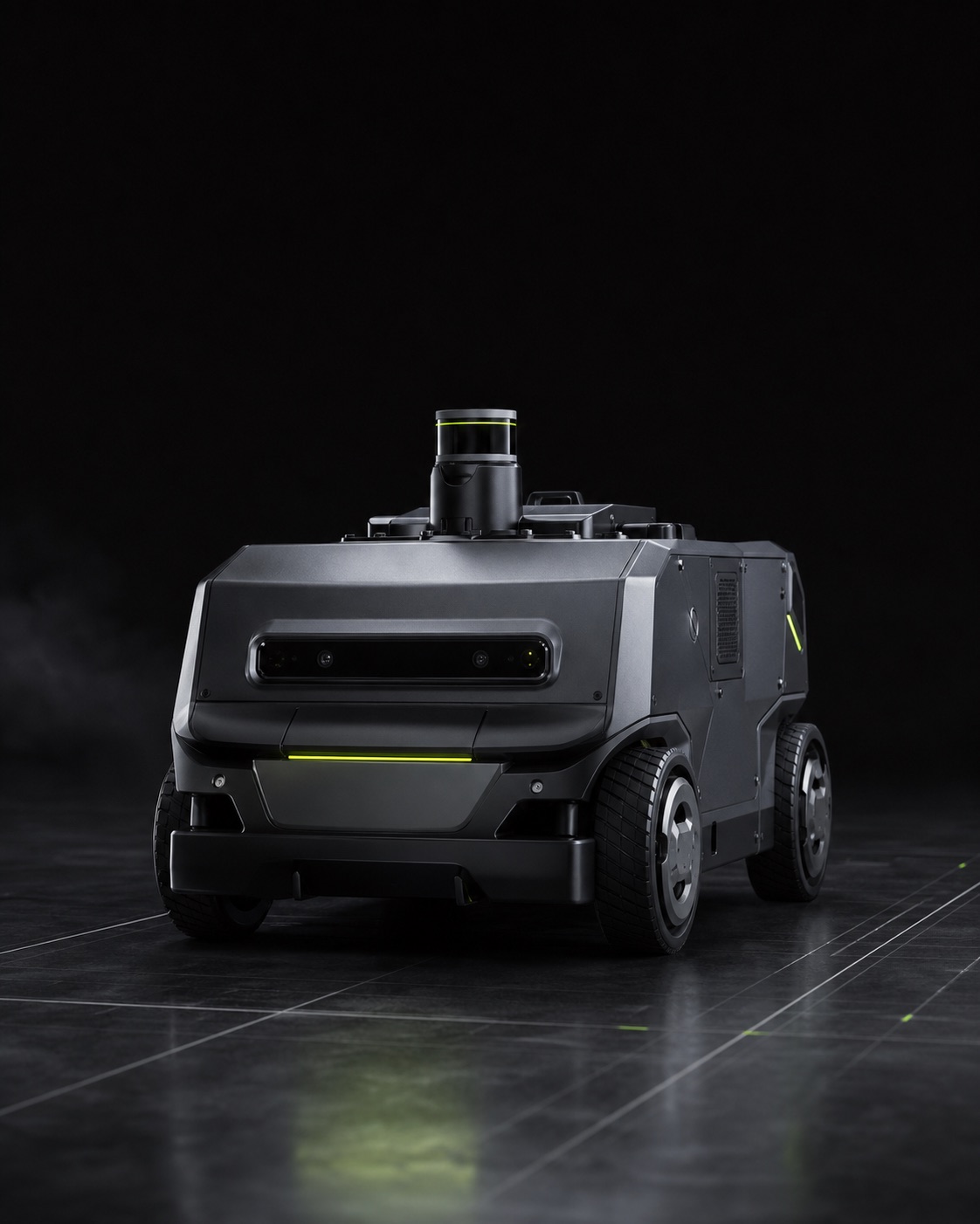 Autonomous industrial inspection robot, demonstration record ZX-000017